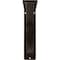 Ekena Millwork Miller Wrought Iron Bracket, (Triple center brace), Antiqued Bronze 2"W x 5 1/2"D x 8"H BKTM02X05X08TMIABZ - alternate 6